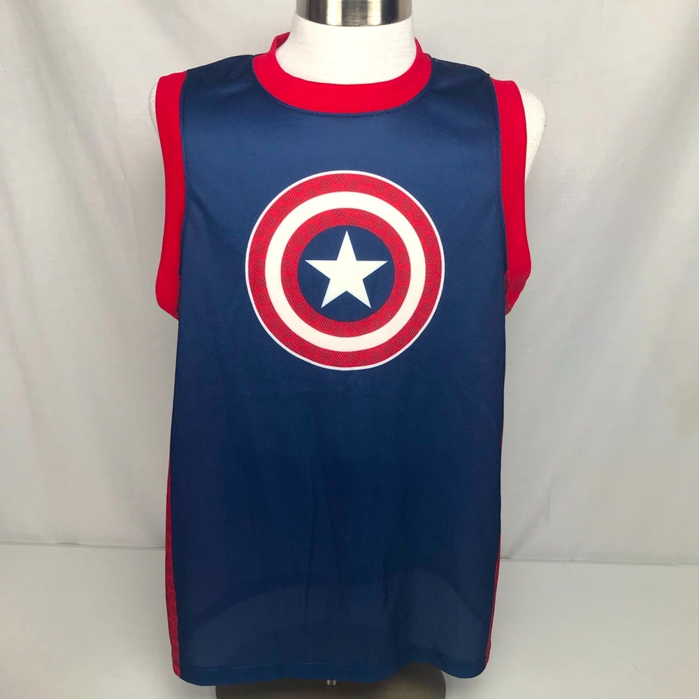 MARVEL Captain America Tank Muscle Shirt